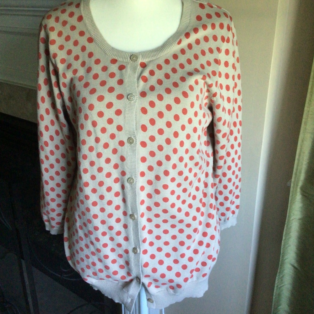 Liz Claiborne size large polka dot sweater